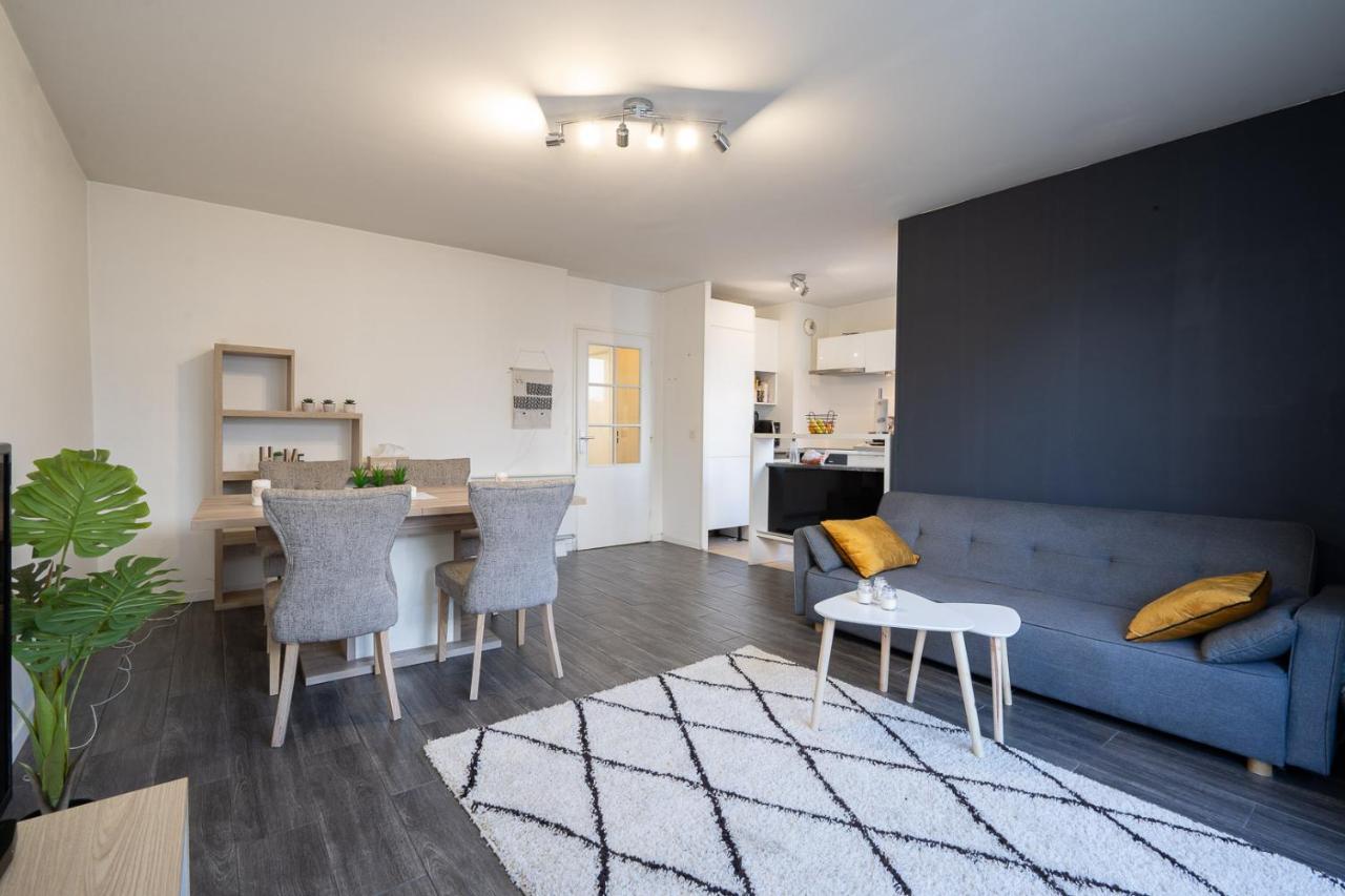 T3-Rare-2 Chambres-Parking Gratuit-2 Terrasses-Netflix-Proche Paris-La Defense Аржантьой Екстериор снимка